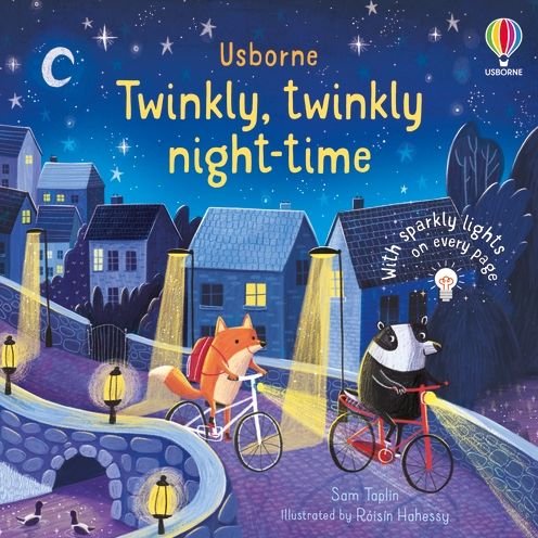 Cover for Sam Taplin · Twinkly Twinkly Night Time - Twinkly Twinkly (Board book) (2022)