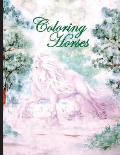 Cover for Roin Madison · Coloring Horses (Pocketbok) (2015)
