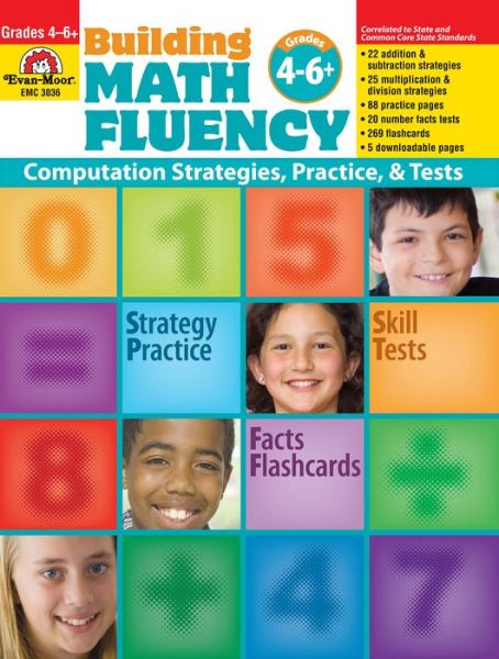 Cover for Evan-moor Educational Publishers · Building Math Fluency, Grades 4 - 6+ (Teacher Guide) (Paperback Book) (2008)