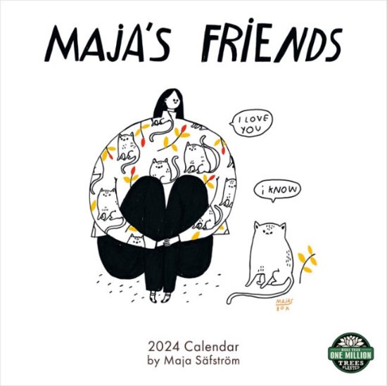 Cover for Safstrom, Maja (Maja Safstrom) · Maja'S Friends 2024 Calendar (Calendar) (2023)