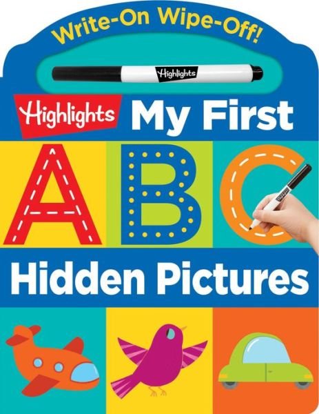 Cover for Highlights · Write-on Wipe-off: My First ABC Hidden Pictures - Write-On Wipe-Off Board Books (Tavlebog) (2020)