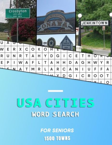 Cover for Express Wordsearch · USA Cities word search for Seniors (Paperback Book) (2019)