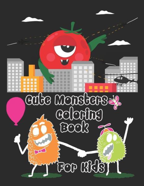 Cover for Krissmile · Cute Monsters Coloring Book for Kids (Paperback Book) (2019)