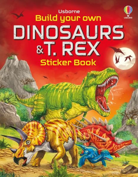 Cover for Simon Tudhope · Build Your Own Dinosaurs and T. Rex Sticker Book - Build Your Own Sticker Book (Paperback Book) (2023)