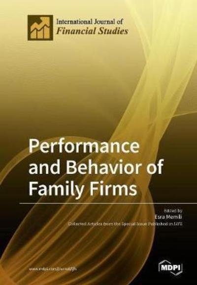 Cover for Esra Memili · Performance and Behavior of Family Firms (Pocketbok) (2018)
