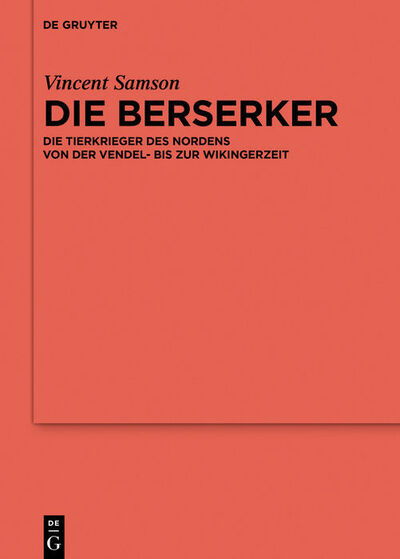 Die Berserker - Samson - Bøger -  - 9783110332810 - 10. august 2020