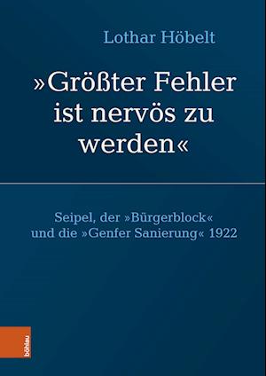 Cover for Lothar Hobelt · Grosster Fehler Ist Nervos Zu Werden (Book) (2022)