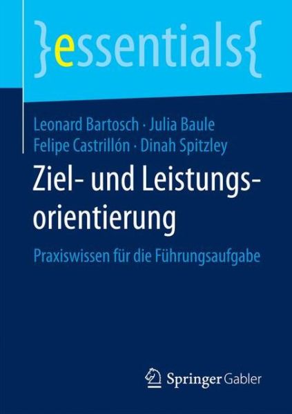 Cover for Bartosch · Ziel- und Leistungsorientierun (Book) (2017)