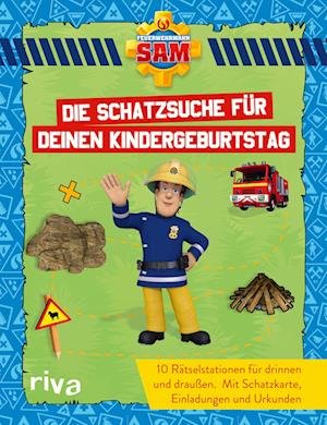 Cover for Feuerwehrmann Sam · Feuerwehrmann Sam  Die Schatzsuche / Schnitzeljagd für deinen Kindergeburtstag (Book) (2022)