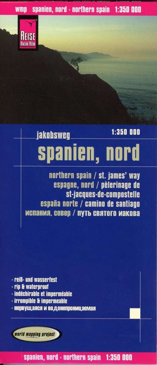 Northern Spain and Way of St. James (1:350.000) - Reise Know-How - Kirjat - Reise Know-How Verlag Peter Rump GmbH - 9783831772810 - maanantai 14. helmikuuta 2022