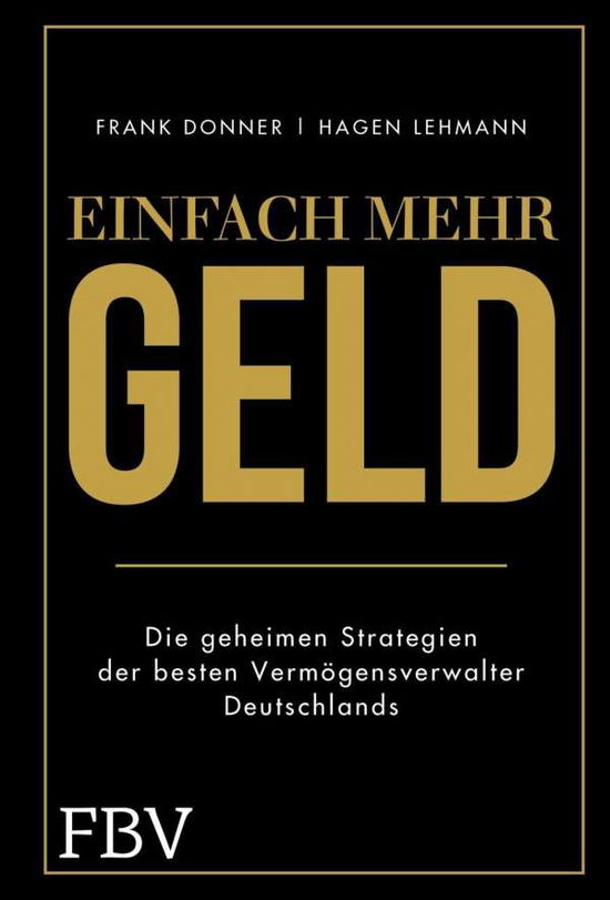 Cover for Donner · Donner:einfach Mehr Geld (Book)