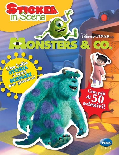 Cover for Walt Disney · Monsters Inc. Sticker In Scena. Con Adesivi. Ediz. Illustrata (Buch)