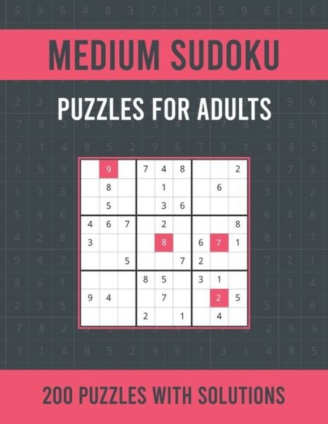 Cover for Asamsudo Press Publication · Medium Sudoku Puzzles For Adults (Pocketbok) (2021)