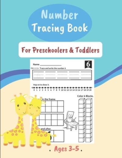 Cover for Thunder Publishing · Number Tracing Book For Preschoolers &amp; Toddlers Ages 3-5 (Paperback Bog) (2020)