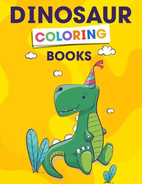 Cover for Zaher Med · Dinosaur coloring books (Paperback Book) (2020)