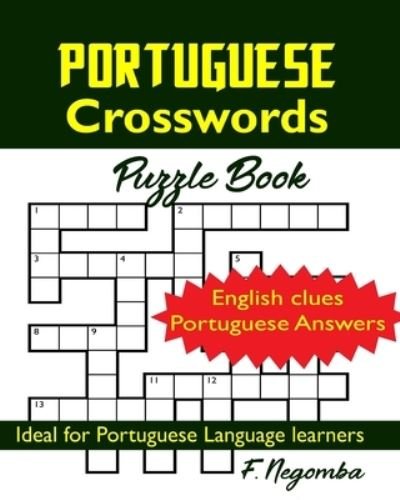 Cover for F Negomba · PORTUGUESE Crosswords Puzzle Book (Paperback Bog) (2021)
