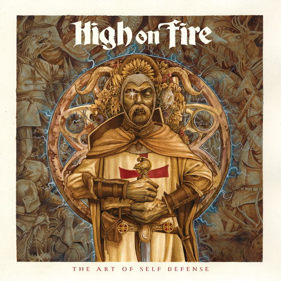 Cover for High on Fire · Art of Self Defense (Iex) Ruby &amp; Coke Bottle Clear (LP) (2023)