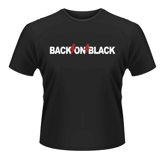Cover for Back on Black · Logo (T-shirt) [size S] [Black edition] (2014)