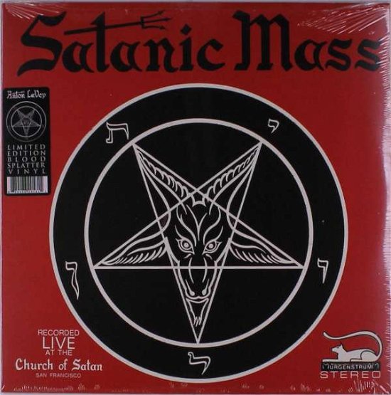 Cover for Anton Lavey · Satanic Mass (LP) [Coloured edition] (2021)