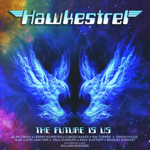 Cover for Hawkestrel · Future is Us - Blue (LP) (2023)