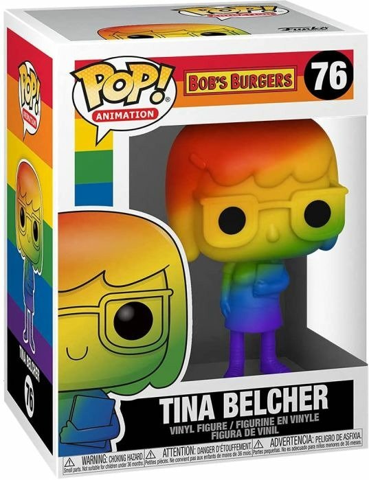 Pop Pride Bobs Burgers Tina Belcher Rainbow - Pop Animation Bobs Burgers - Merchandise - Funko - 0889698569811 - 21. Juni 2021