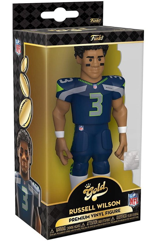 Cover for Funko Gold 5 Nfl: · Seahawks- Russell Wilson (Home Uniform) (Styles May (Funko POP!) (2021)