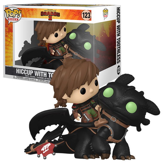 Deluxe How to Train Your Dragon Hiccup W Toothless - Funko Pop Rides Deluxe - Merchandise - Funko - 0889698811811 - August 28, 2024