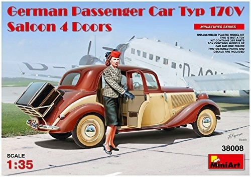Cover for MiniArt · 1/35 German Passenger Car Typ 170v.saloon 4 Doors (Toys)