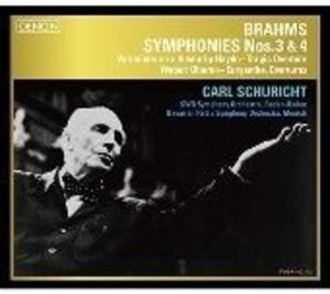 Cover for Carl Schuricht · Brahms: Symphonies No.3&amp;4 (CD) [Japan Import edition] (2022)