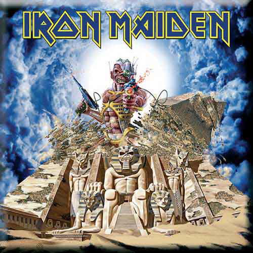 Iron Maiden Fridge Magnet: Somewhere Back in Time - Iron Maiden - Fanituote - Global - Accessories - 5055295313811 - perjantai 17. lokakuuta 2014