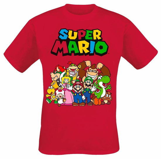 Cover for Nintendo: Super Mario · Main Character Group (T-Shirt Unisex Tg. S) (N/A)