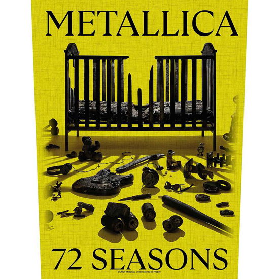 Metallica Back Patch: 72 Seasons Crib - Metallica - Fanituote -  - 5056365727811 - 