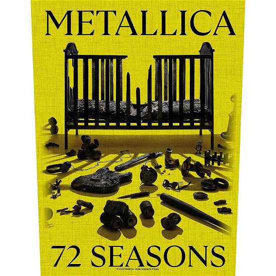 Metallica Back Patch: 72 Seasons Crib - Metallica - Koopwaar -  - 5056365727811 - 