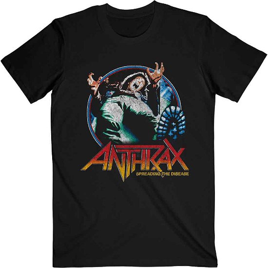 Cover for Anthrax · Anthrax Unisex T-Shirt: Spreading Vignette (T-shirt) [size L] [Black - Unisex edition]