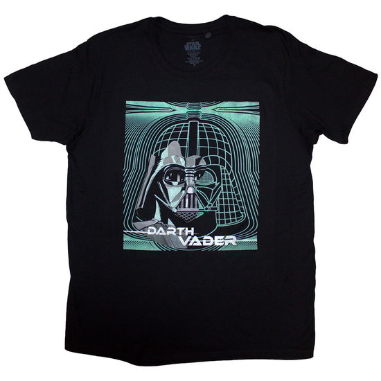 Star Wars Unisex T-Shirt: Vader Grid Mask (Black) - Star Wars - Merchandise -  - 5056737294811 - October 16, 2024