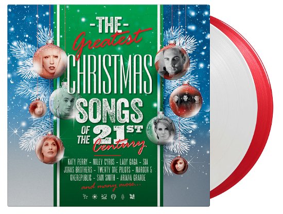 Cover for Greatest Christmas Songs Of 21st Century (LP) [Limited Red &amp; White edition] (2023)