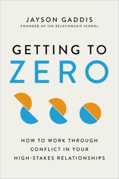 Cover for Jayson Gaddis · Getting to Zero: How to Work Through Conflict in Your High-Stakes Relationships (Inbunden Bok) (2021)