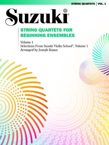 Cover for Suzuki · String Quartet Beginner Ensemble Vol1 (Partitur) (2001)