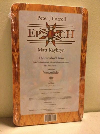 Epoch: The Portals of Chaos - DECK - Peter J Carroll - Books - Arcanorium College - 9780992848811 - February 10, 2023