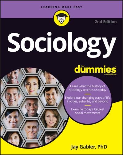 Cover for Gabler, Jay (Rasmussen College) · Sociology For Dummies (Paperback Book) (2021)