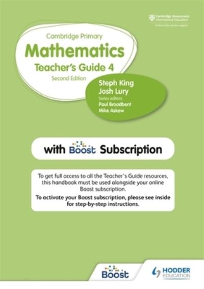 Cover for Catherine Casey · Hodder Cambridge Primary Mathematics Teacher's Guide Stage 4 with Boost Subscription (Paperback Book) (2021)