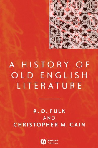 Cover for Fulk, Robert D. (Indiana University) · A History of Old English Literature - Blackwell History of Literature (Taschenbuch) (2004)
