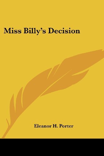 Cover for Eleanor H. Porter · Miss Billy's Decision (Paperback Book) (2007)