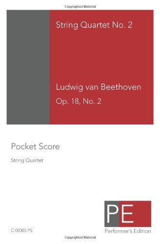 Cover for Ludwig Van Beethoven · String Quartet No. 2: Pocket Score (Taschenbuch) [Poc edition] (2009)