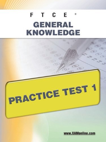 Cover for Sharon Wynne · Ftce General Knowledge Practice Test 1 (Taschenbuch) (2011)