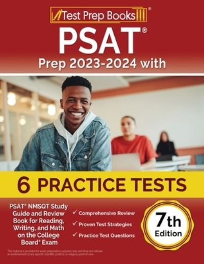 Cover for Joshua Rueda · PSAT Prep 2023-2024 with 6 Practice Tests (Book) (2023)