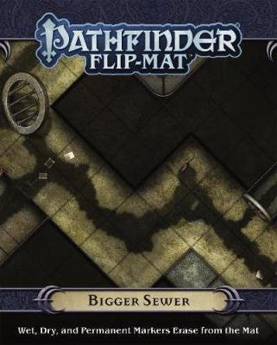 Pathfinder Flip-Mat: Bigger Sewer - Jason A. Engle - Brætspil - Paizo Publishing, LLC - 9781640780811 - 30. oktober 2018