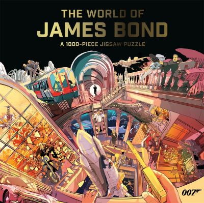 Cover for Laurence King Publishing · The World of James Bond: A 1000-piece Jigsaw Puzzle (SPILL) (2022)