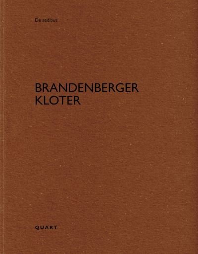Brandenberger Kloter: De aedibus - De aedibus (Paperback Bog) (2024)