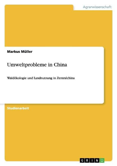 Cover for Müller · Umweltprobleme in China (Book) [German edition] (2008)